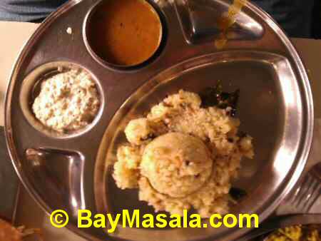 saravanaa bhavan pongal   - Image © BayMasala.com