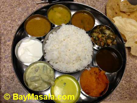 tirupathi bhimas milpitas non-spicy thali